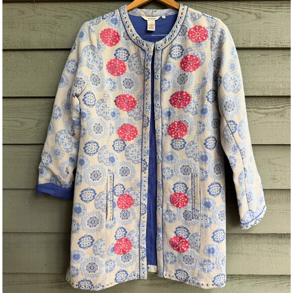 Sundance Women’s Embroidered Beaded Boho Coat Jacket | Size 6 - Picture 5 of 10